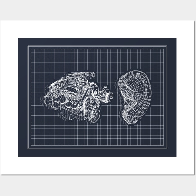 Engine Ear Wall Art by CCDesign